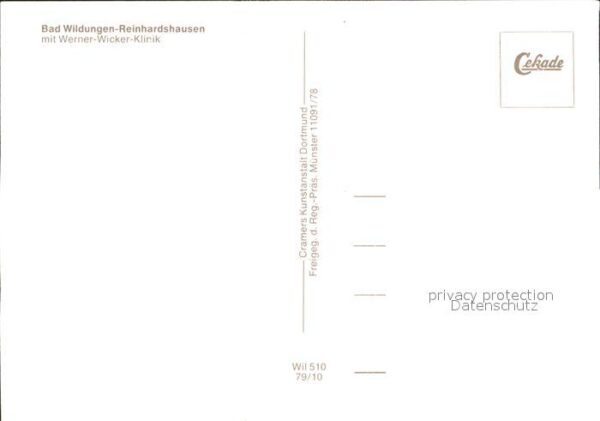 Reinhardshausen Werner Wicker- Klinik – Bild 2