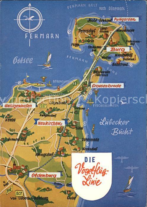 Fehmarn Landkarte