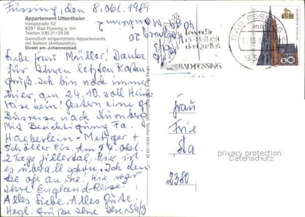 Bad Fuessing Appartement Uttenthaler – Bild 2