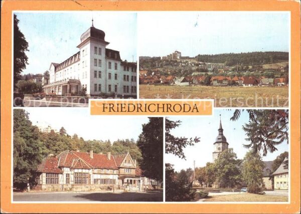 Friedrichroda FDGB- Erholungsheim Hermann Danz Kirchp