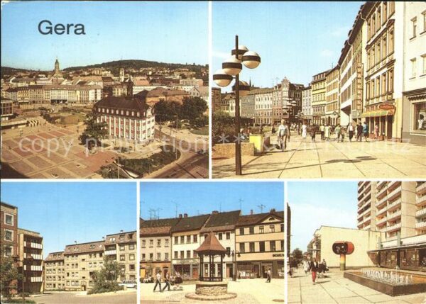 Gera Johannisstrasse Schuhgasse Zschochernst