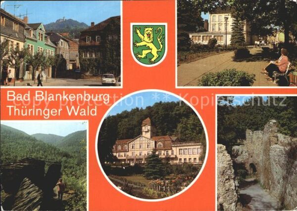 Bad Blankenburg Markt FDGB- Erholungsheim Greifenstein