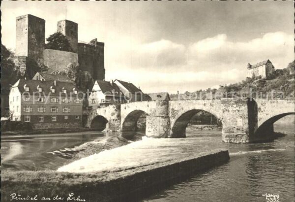 Runkel Lahn Brücke Burg