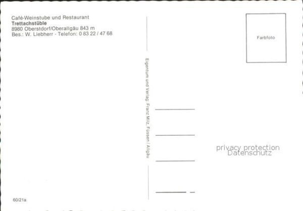 Oberstdorf Cafe Weinstube Tettrachstüble – Bild 2