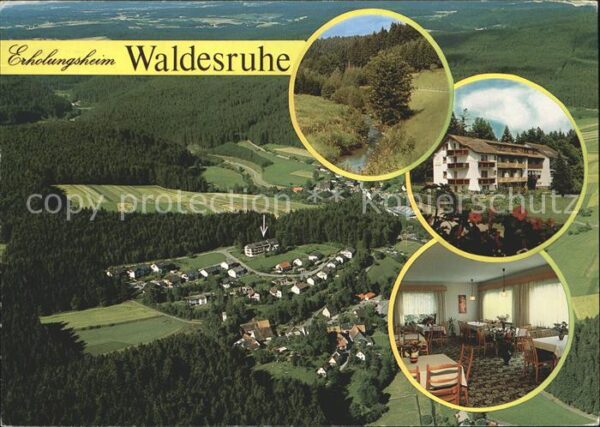 Waldachtal Fliegeraufnahme Erholungsheim Waldesruh