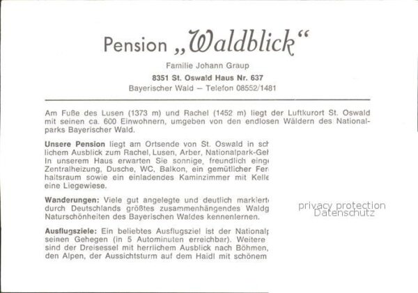 St Oswald Plankenwarth Pension Waldblick – Bild 2