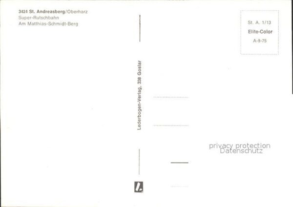 St Andreasberg Harz Super- Rutschbahn Matthias- Schmidt- Be – Bild 2