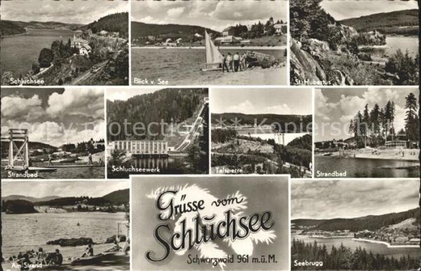 Schluchsee Seebrugg Strand Talsperre Schluchseewer