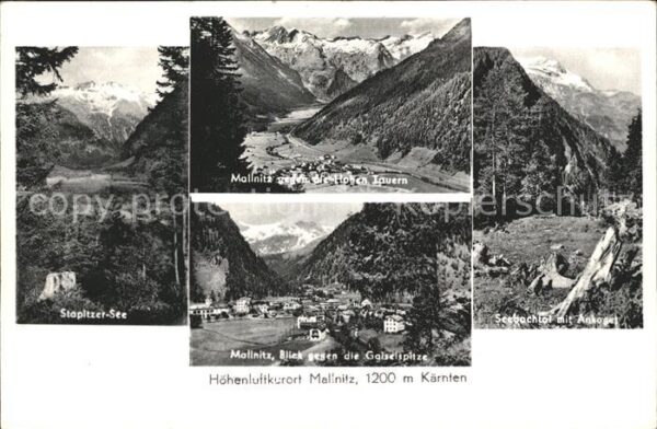 Mallnitz Kaernten Seebachtal Stapitzer-See