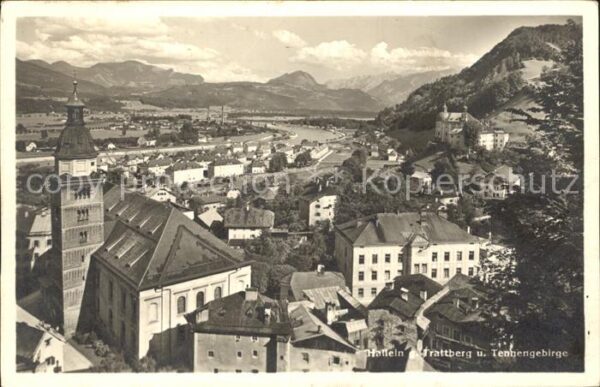 Hallein mit Trottberg und Tennengebirge