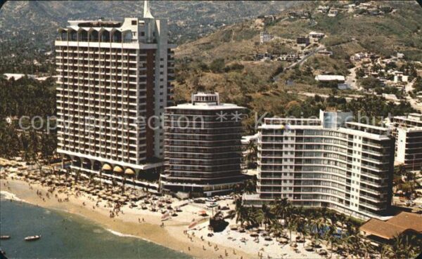 Acapulco Fliegeraufnahme Hotels Ritz Maris Acapu