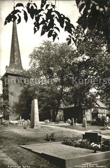 Karlskoga Kirche mit Friedhof