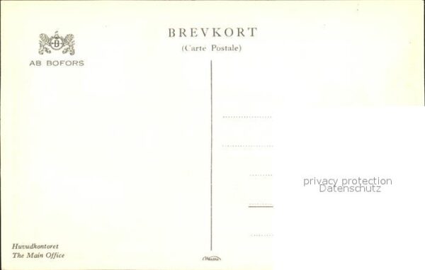 Schweden Main Office Bofors – Bild 2