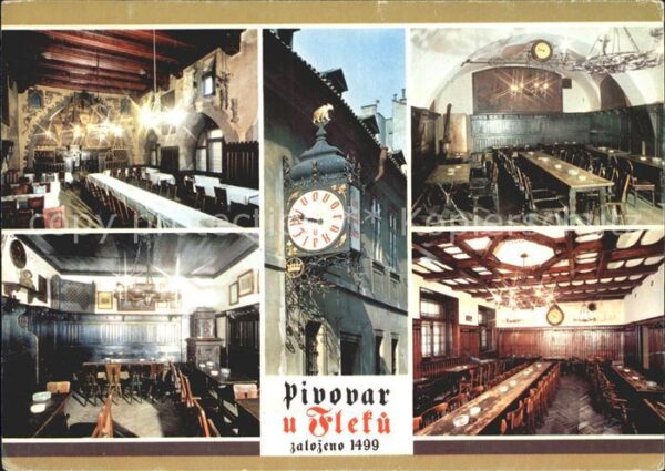 Praha Prahy Prague Restaurant Pivovar u Fleku