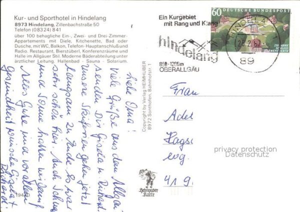 Hindelang Bad Kur- und Sporthotel – Bild 2