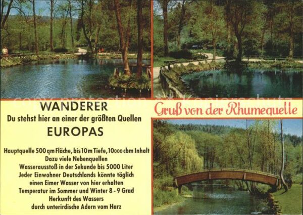 Rhumspringe Rhumequelle größte Quelle Europas