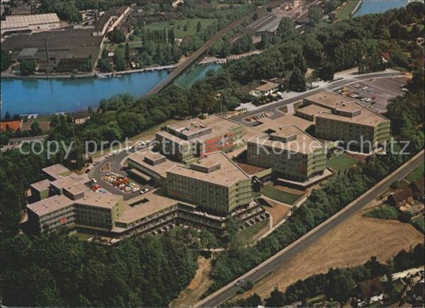 Kettwig Fliegeraufnahme Fachklinik Rhein-Ruhr
