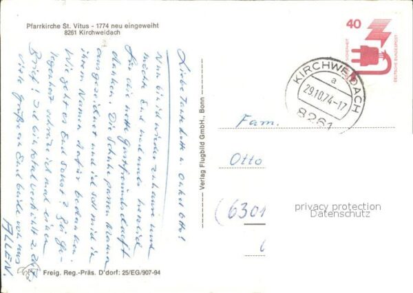 Kirchweidach Pfarrkirche St. Vitus Fliegeraufnahme – Bild 2