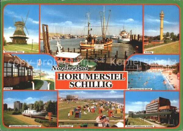 Horumersiel Schillig Strand Hafen Schwimmbad Stumpe