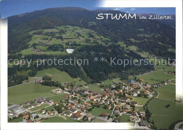 Stumm Zillertal Fliegeraufnahme