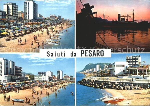 Pesaro Hafen Strand
