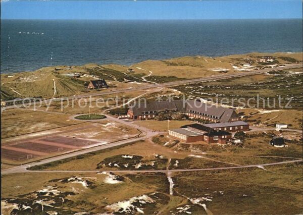 Hoernum Sylt Fliegeraufnahme mit Fünft-Städte-Heim