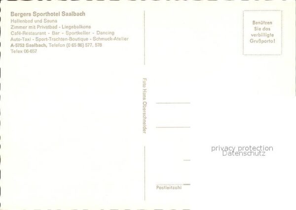 Saalbach-Hinterglemm Bergers Sporthotel – Bild 2