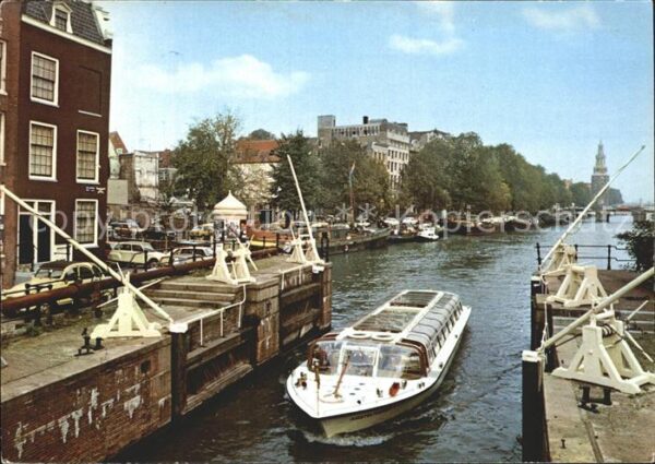 Amsterdam Niederlande St. Anthonie-Schleusen Oude Schans Mont