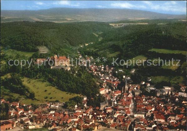 Kulmbach Fliegeraufnahme Plassenburg