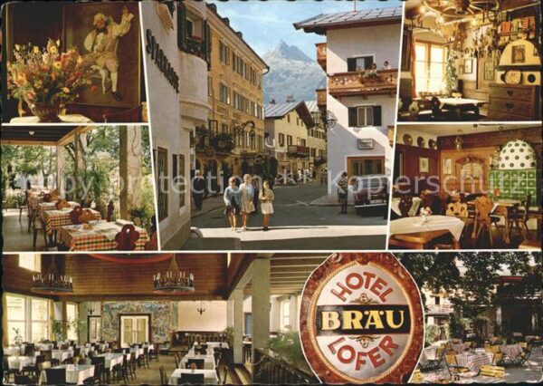 Lofer Hotel Bräu Rich.-Mayr-Stube Ufergarten