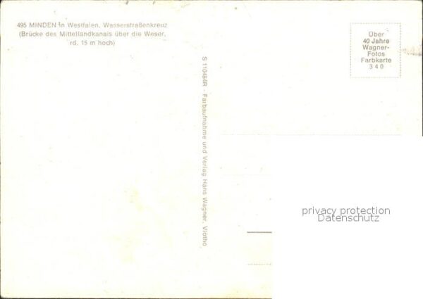 Minden Westfalen Wasserstrassenkreuz – Bild 2