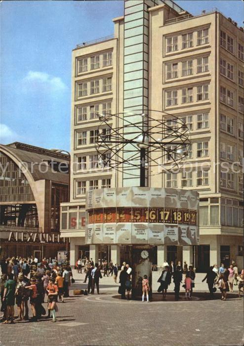 Berlin Urania-Weltzeituhr Bahnhof Alexanderpla