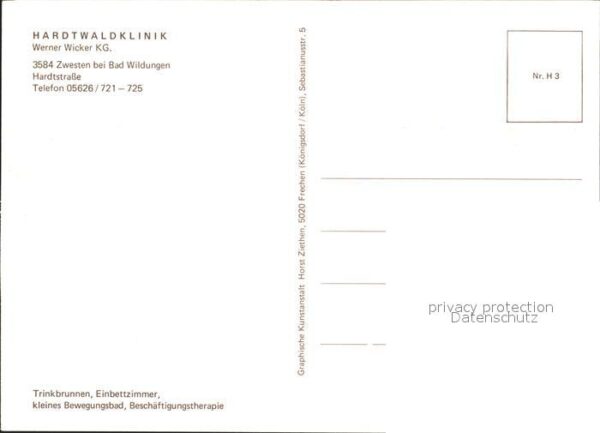 Zwesten Bad Hardtwaldklinik – Bild 2