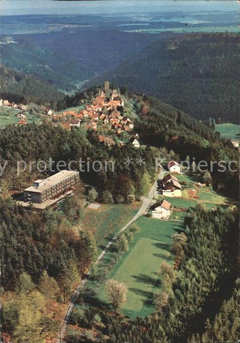 Bad Teinach-Zavelstein Fliegeraufnahme Christl. Erholungsheim