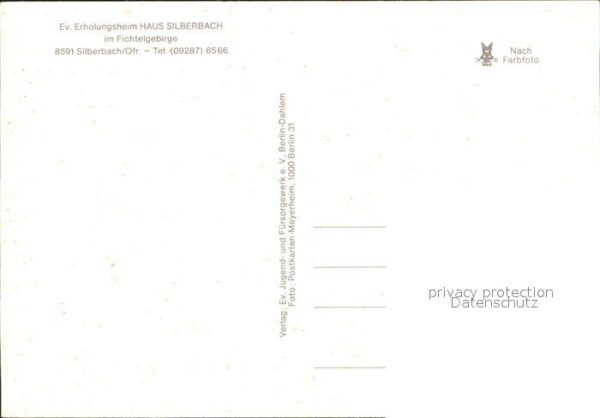 Silberbach Eger Evangelische Erholungsheim Haus Silberb – Bild 2