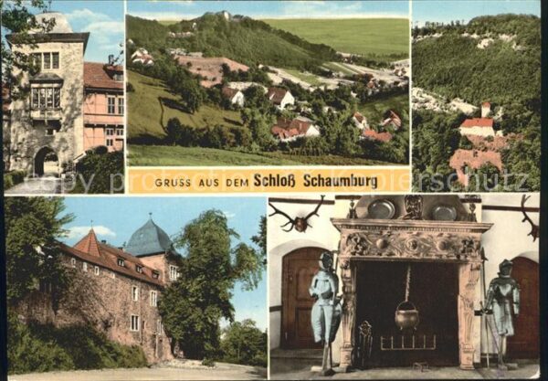 Schloss Schaumburg Balduinstein Rittersaal Kamin Tor