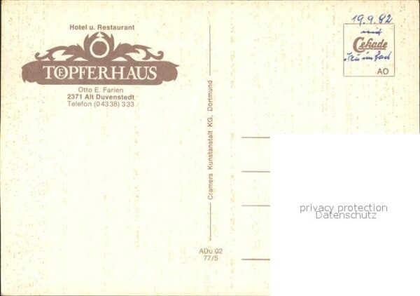 Alt Duvenstedt Hotel Restaurant Topferhaus – Bild 2