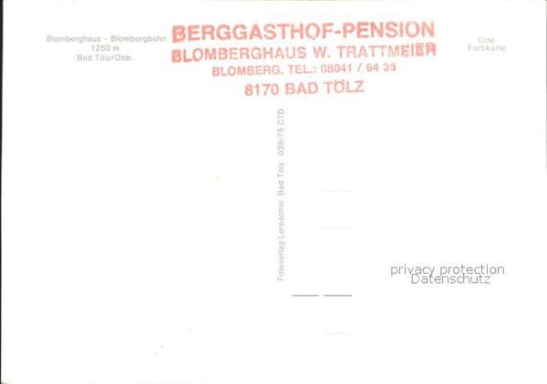 Bad Toelz Blomberg Sessellift Blomberghaus – Bild 2