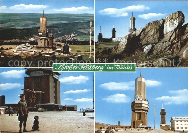 Grosser Feldberg Taunus Fernseh- UKW- Fernmelde Aussichtsturm W