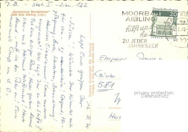 Bad Aibling Sanatorium Wendelstein Fliegeraufnahme – Bild 2