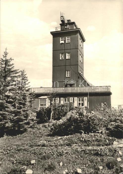 Oberwiesenthal Erzgebirge Wetterwarte Fichtelberg