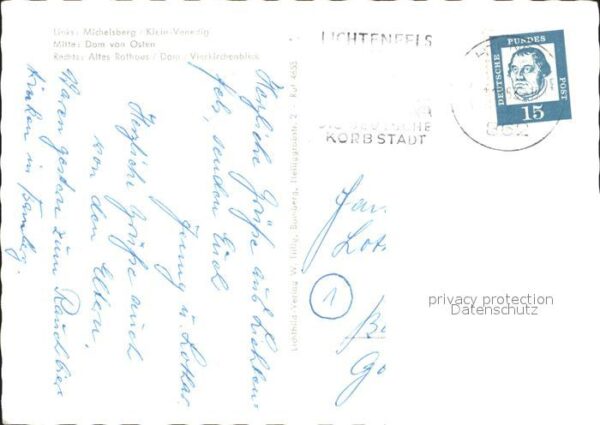 Bamberg Michelsberg Klein-Venedig Dom altes Rat – Bild 2