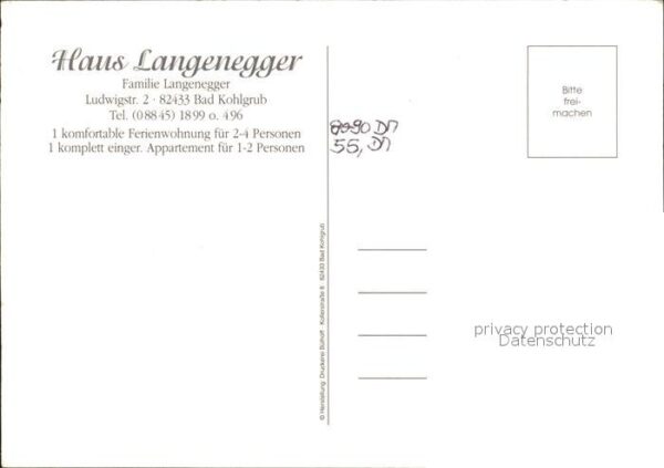 Bad Kohlgrub Haus Langenegger – Bild 2