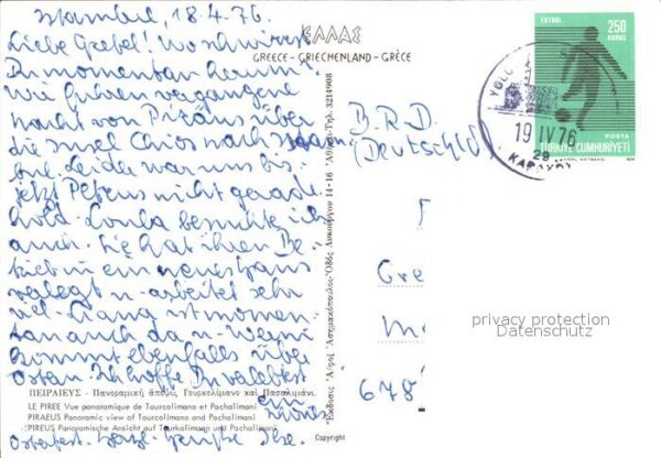 Pireus Griechenland Tourkolimano Pachalimani – Bild 2