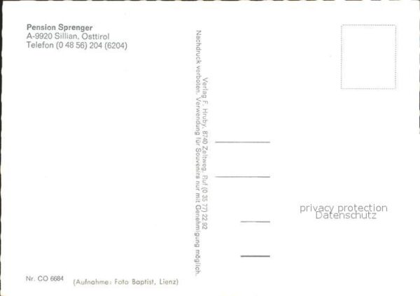 Sillian Tirol Pension Sprenger – Bild 2