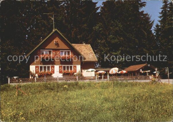 Gruenenbach Allgaeu Kiosk Waldesrast Eistobelwasserfällen