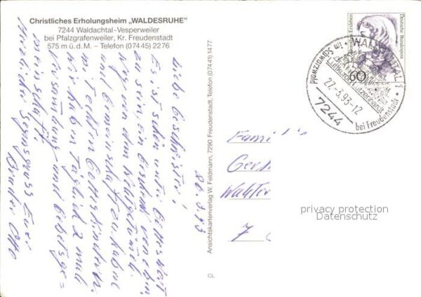 Vesperweiler Christiliches Erholungsheim Waldesruhe – Bild 2