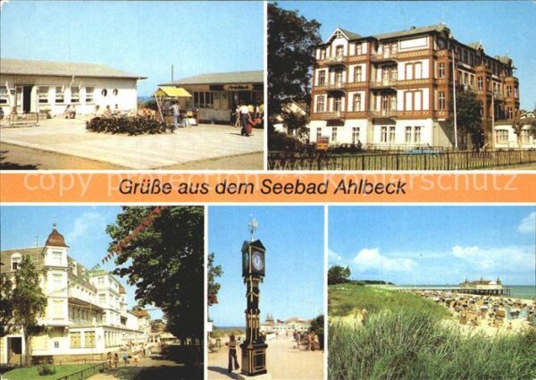 Ahlbeck Ostseebad Strandpromenade Kurt Burger Erholungshe