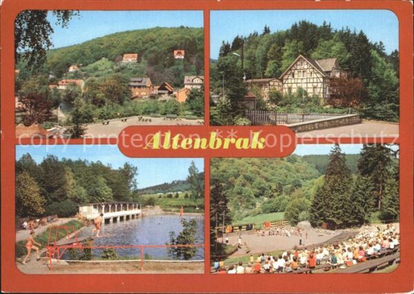 Altenbrak Harz Rolandseck Bergschwimmbad Waldbühne