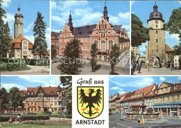 Arnstadt Ilm Neideckturm Rathaus Riedtor Hopfenbrunn